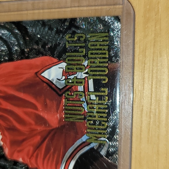 Michael Jordan.  Fleer Metal. Nuts & Bolts. 95' - Picture 2 of 4